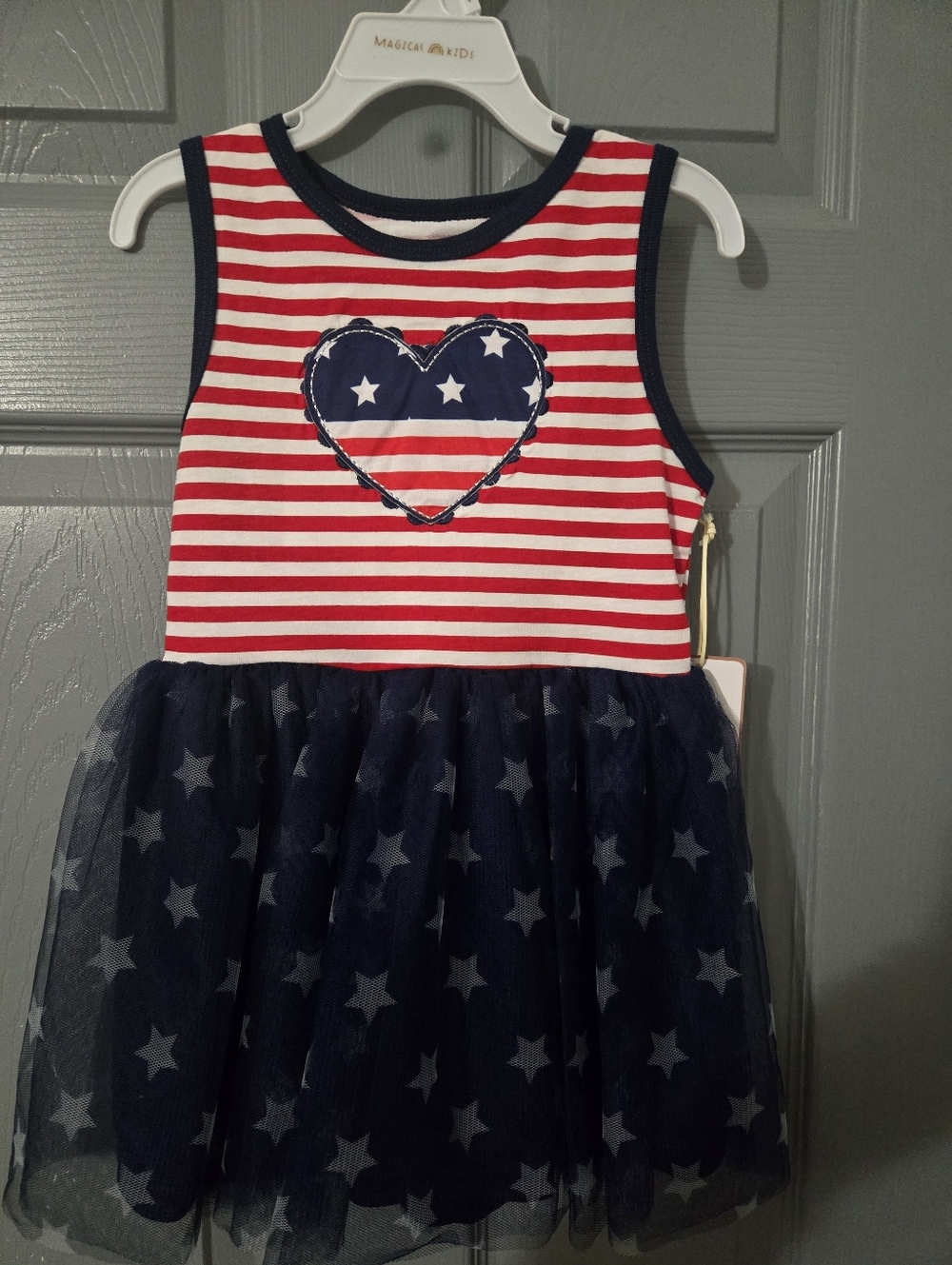 4T Toddler Americana Style Dress